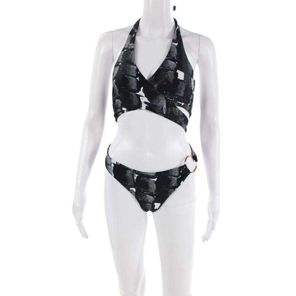 Louisa Ballou Womens Starburst One Piece - Painted Check Size XL
